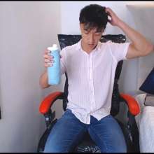 WETColours: Luke Super Wet in White Shirt and Jeans