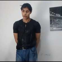 WETColours: Matteo Gets Wet in Black T-shirt and Jeans