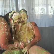 Darkabyss445: Messy Gunge and Pies Ass Worshipping Session