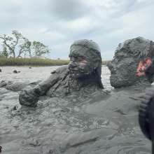 Messy Temptress: Muddy Girlfriend Experience: Milked in the Muck!