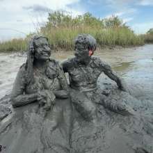 Messy Temptress: Muddy Girlfriend Experience: Milked in the Muck!