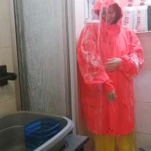 Thefetishgirl: Rainwear Shower and Switch