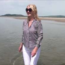 custardcouple: Wet Clothed Couple In Sea