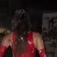 poolguy: Hot Latina Instagram model getting messy wearing red latex in music video