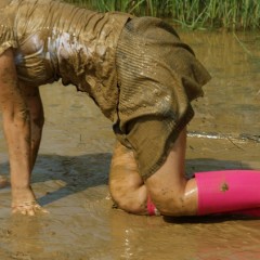 Adventureinwellies: Bad girl 2. Mudding in pink wellies