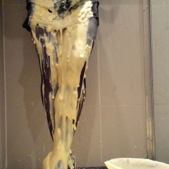 sploshed: Shower cap filling!
