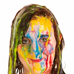 MessyPhotoShoots: Je55 in multicoloured Slime