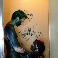 adamw: Adam & Jilly: 20 min paint & cum shower