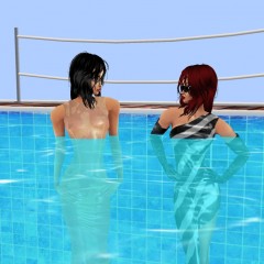 soakinJo: Soakin Jo's Pool Party Moves to a Fountain