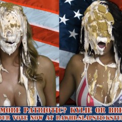 SlapstickStuff: Kylie v. Breana in SlapstickStuff's Patriotic Face-Off!