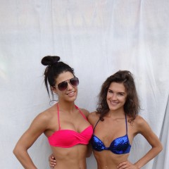 DunkTankFan: New!  Kayla Dunked in a Blue Bikini