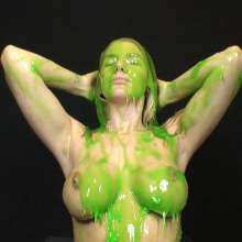 MissT: White Slime, Green Slime, Rubber, Tits and Ass--Messy Angel