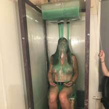 JellynCustard: Maria is back in the UK!  And we gunged her!