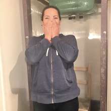 JellynCustard: Maria is back in the UK!  And we gunged her!