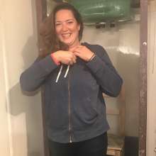 JellynCustard: Maria is back in the UK!  And we gunged her!