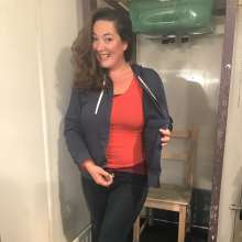 JellynCustard: Maria is back in the UK!  And we gunged her!