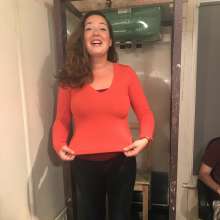 JellynCustard: Maria is back in the UK!  And we gunged her!