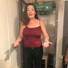 JellynCustard: Maria is back in the UK!  And we gunged her!