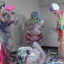 LaylaMoore: 7 Clowns and a 95 Pie Free for All