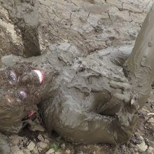 Jayce: With a Mere jump, I break in the mud of 2017...and i cum in it!  haha!  XD