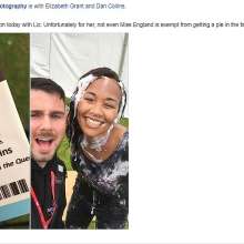 Ponsonby Britt: Speaking of beauty queens: Miss England 2016 pied and gunged?