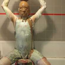 IKeepMineHidden: Roger Gets Smothered From Head to Toe in Shaving Foam and Cake Batter