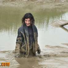 FOXY: Marion leather in mud.