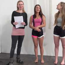 MostWam: Amber Casey Shorts Filled with Gunge Barefoot