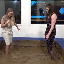 MostWam: Mud Wrestling Ep24 Cassie Vs Rhian
