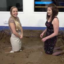 MostWam: Mud Wrestling Ep24 Cassie Vs Rhian