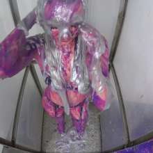 MostWam: Lucy Pied Bum Gunge Twerk and Tank in Lingerie