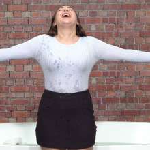 LisaMoomin: Wet Skirts and Dresses!