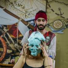 walking the plank: New--Brunettes getting pied--Kawany vs Michely--Program 12