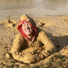 Wamchantelle: XX Chantelle XX Little Red Mac in Mud XX