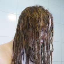 AlanD: Emily with super long hair all wet