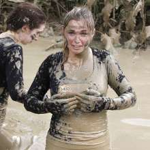 FOXY: girls having fun in the mud