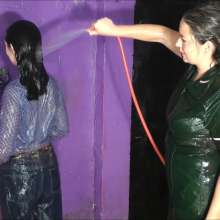 DungeonMasterOne: Maria's Messy Massage with Honeysuckle!