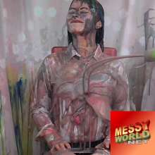 LiquidX: Uniformed Jessica put in the Messyworld 'Destroyer'  by Lisa and Louise