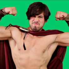 PieZone: Brawny and Bombastic Alex Gets the Gunk!