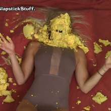 SlapstickStuff: SlapstickStuff New Girl in Mess From Above!