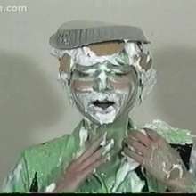 Anglefan: Green slimed in business attire