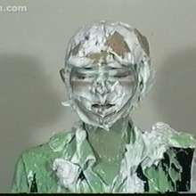 Anglefan: Green slimed in business attire