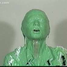 Anglefan: Green slimed in business attire