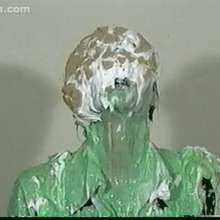 Anglefan: Green slimed in business attire