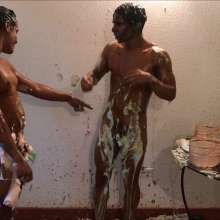 RevSlymsford: Waiter V Customer Naked Piefight Continues + Concludes
