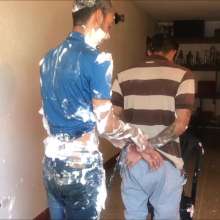 RevSlymsford: Daniel's Bondage Revenge On Rafa: More Messy Fun