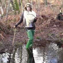 bootedbabes: Ely--Wading in Her Hunter Waders
