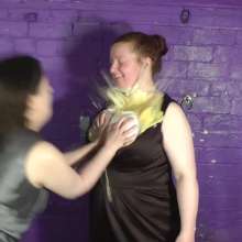 DungeonMasterOne: Formal Custard Pie Fight with Cynthia and Elsie!