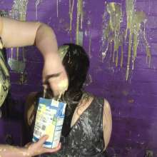 DungeonMasterOne: Formal Custard Pie Fight with Cynthia and Elsie!