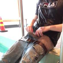 vstyle83: G-star Raw Jeans in a Pool + Cumshot